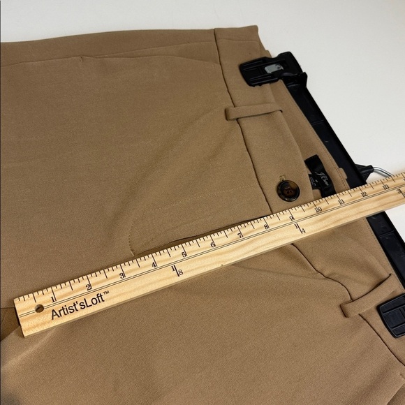 J Crew Slim Ankle Pants Camel Tan Size 8 - Picture 6 of 9